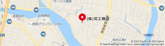 株式会社司工務店＜徳島の地図